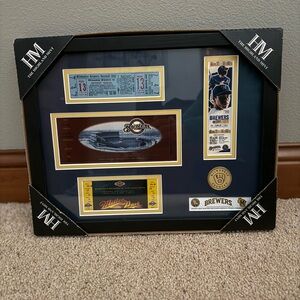 Milwaukee Brewers Seat Holder Replica Ticket Collection by Highland Mint